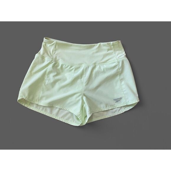 Reebok “Harmony Vector” Women’s Shorts Size S Shadow Lime Great Condition - Picture 1 of 10